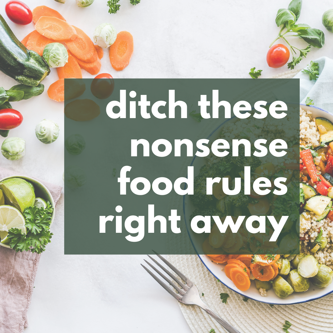food rules, nonsense, macros, intermittent fasting, eat less move more