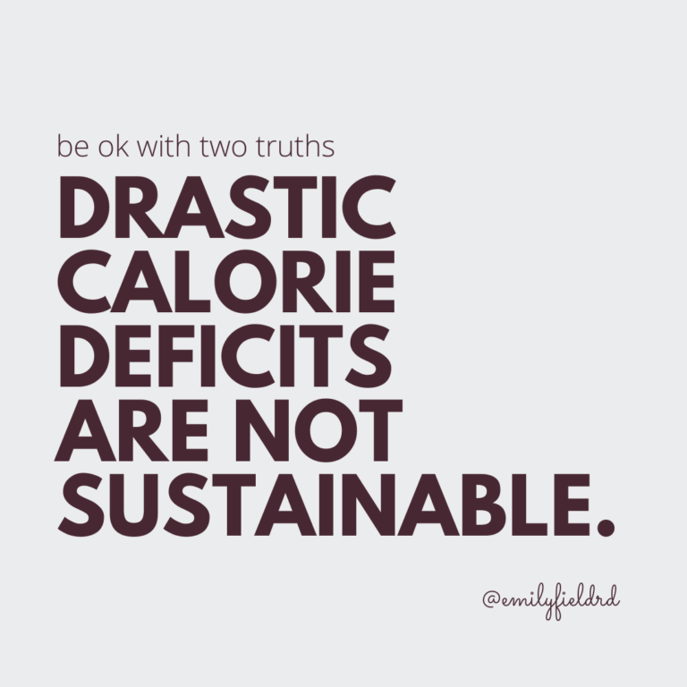 Drastic calorie Deficit 2