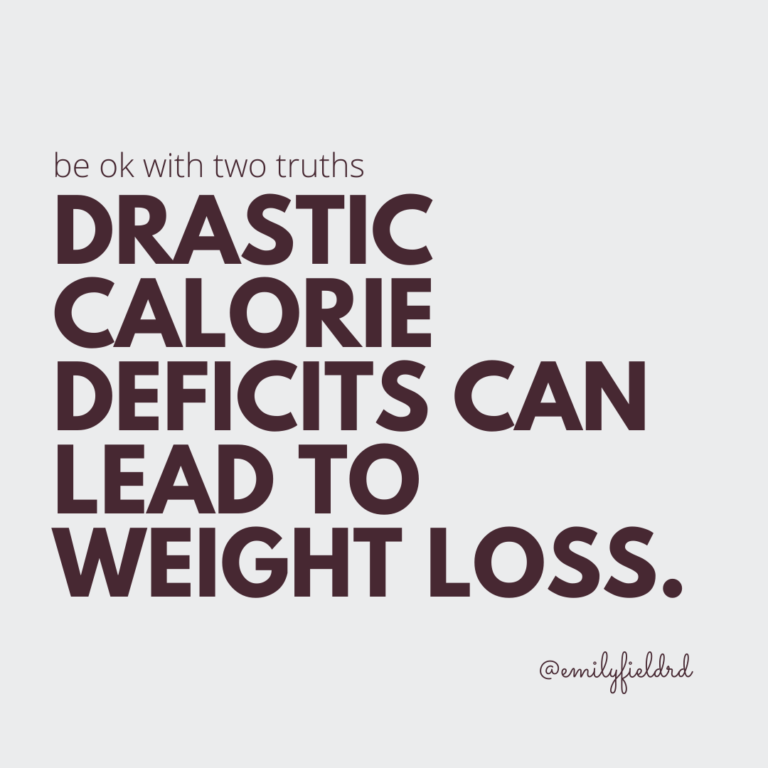 drastric cal deficit 1