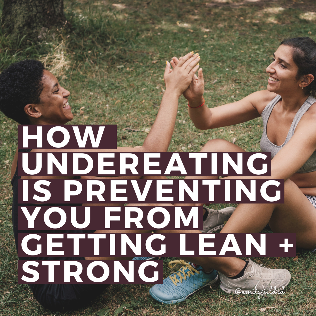 undereating, dieting, how dieting makes you fat, undereating prevents strength gains