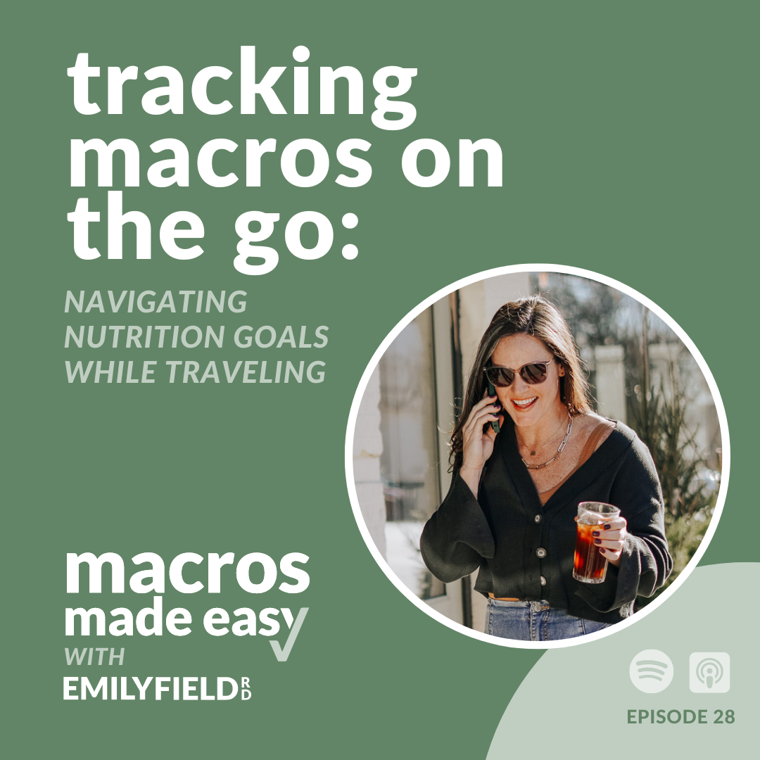 Navigating Nutrition Goals While Traveling Macro goals Traveling nutrition Portable snacks Researching food options Protein, carb, and fat targets Packing list TSA regulations Portable meal options Refrigeration for car travel Convenience store food options Fast food strategies Nutrition targets